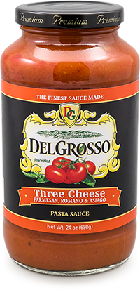 DelGrosso Three Cheese All Natural Pasta Sauce